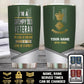 Personalisierter australischer Veteranen-/Soldat-Becher mit Rangnamen und Jahreszahl – Gold Rank – 0302240015