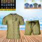 Personalized Australia Soldier/ Veteran Camo With Name And Rank Combo T-Shirt + Short 3D Printed  - 10052401QA