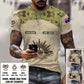 Personalized Australia Soldier/Veteran Camo with Name, Year and Rank T-Shirt All Over Printed - 1720051201