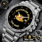 Personalized Australia Soldier/ Veteran With Name And Rank Gentleman Stainless Steel Watch - 17388864