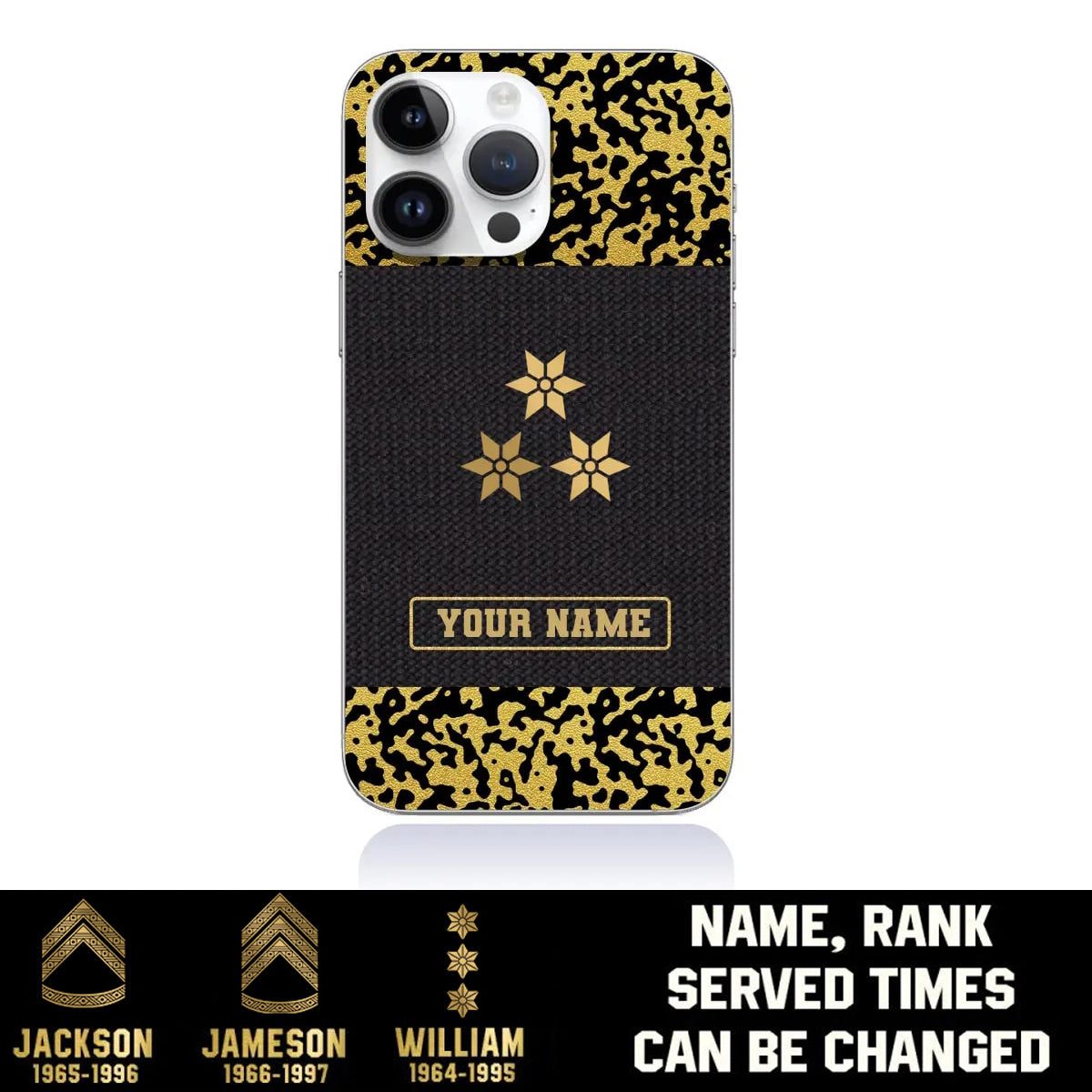 Personalized Austria Soldier/Veterans With Rank And Name Phone Case Printed - 1509230001