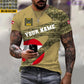 Personalized Austria Soldier/ Veteran Camo With Name And Rank T-shirt 3D Printed - 17065728