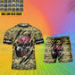 Personalized Austrian Soldier/ Veteran Camo With Name And Rank Combo T-Shirt + Short 3D Printed - 1712534401