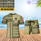 Personalized Austria Soldier/ Veteran Camo With Name And Rank Combo T-Shirt + Short 3D Printed - 17150400