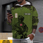 Sweat à capuche personnalisé avec camouflage soldat/vétéran du Danemark avec nom et grade imprimé en 3D - 17023392