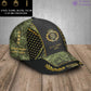 Personalized Rank, Year And Name Denmark Soldier/Veterans Camo Baseball Cap - 17163360