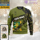 Personalisierter finnischer Soldat/Veteranen-Tarnpullover mit Namen und Rang, 3D-Druck – 3001240001