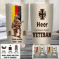 Personalized Germany Veteran/ Soldier With Rank, Year And Name Tumbler - 17179776