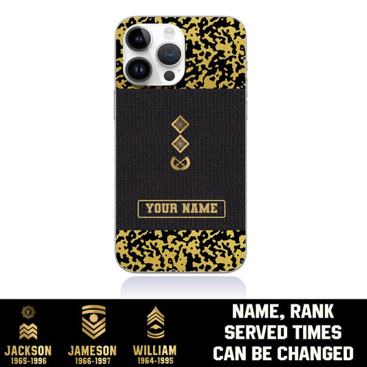 Personalized Ireland Soldier/Veterans With Rank And Name Phone Case Printed - 1509230001