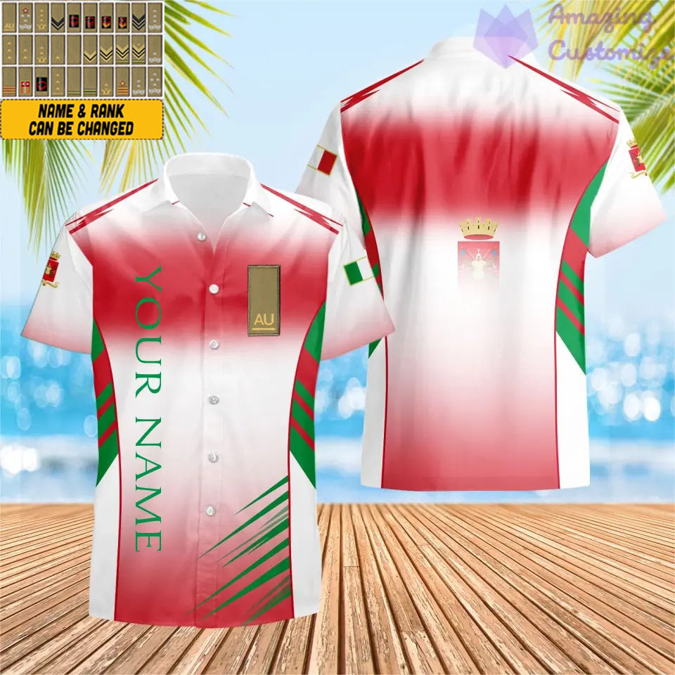 Personalized Italy Soldier/Veteran with Name and Rank Hawaii  All Over Printed - 16052401QA