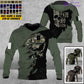 Personalized France Soldier/ Veteran Camo With Name And Rank Hoodie - 1687910401