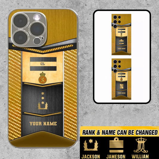 Personalized Netherlands Soldier/Veterans With Rank And Name Phone Case Printed - 2310230001