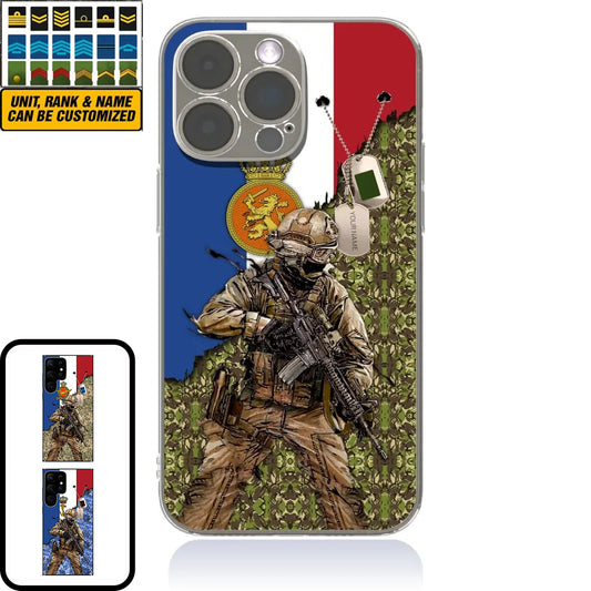 Personalized Netherlands Soldier/Veterans With Rank And Name Phone Case Printed - 2602240001