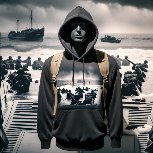 Hoodie showcasing the Dieppe Raid during WWII.