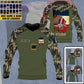 Personalized France Soldier/ Veteran Camo With Name And Rank Hoodie - 16866144