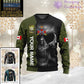 Personalized Canadian Soldier/ Veteran Camo With Name And Rank Ugly Sweater 3D Printed  - 17062272