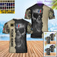 Personalized France Soldier/ Veteran Camo With Name And Rank T-Shirt 3D Printed  - 2601240001