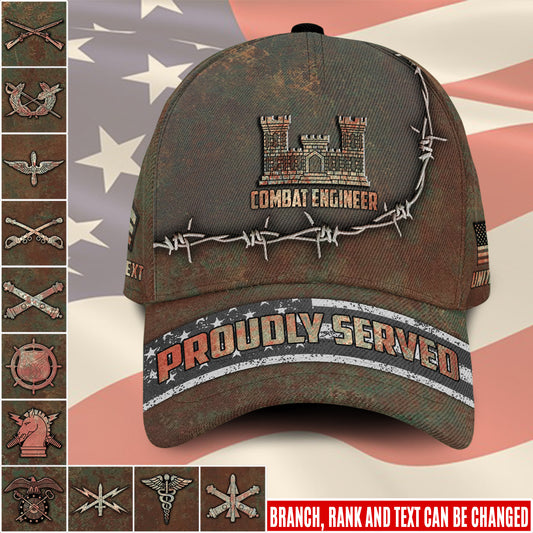 US Military – Army Branch All Over Print Cap