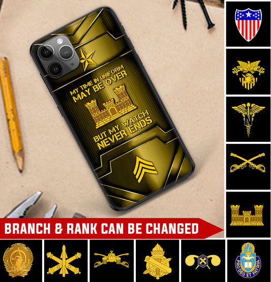 Personalized US Military - Army Branch Phone Case Printed