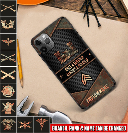 Personalized US Military - Army Branch Phone Case Printed