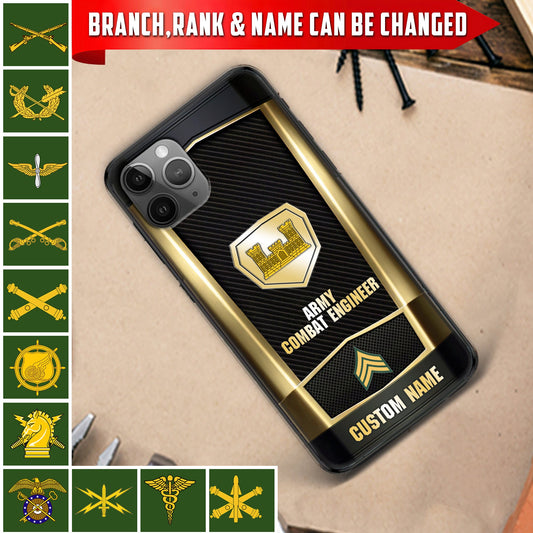 Personalized US Military - Army Branch Phone Case Printed