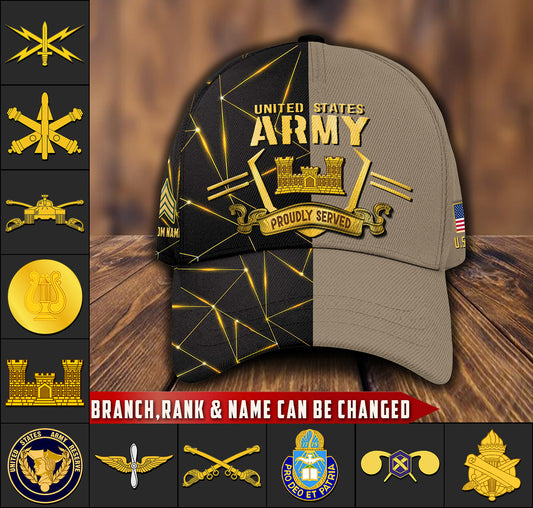 US Military – Army Branch All Over Print Cap