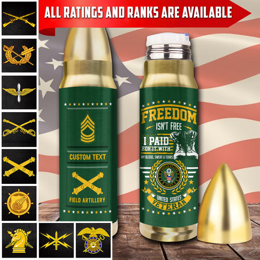 US Military – Army Branch – Bullet Tumbler