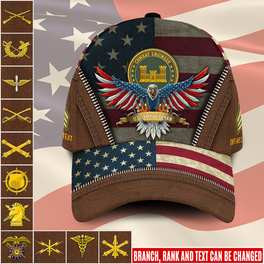 US Military – Army Branch All Over Print Cap