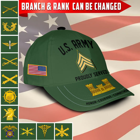 US Militär – Army Branch All Over Print Cap