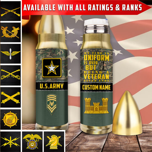 US Military – Army Branch – Bullet Tumbler