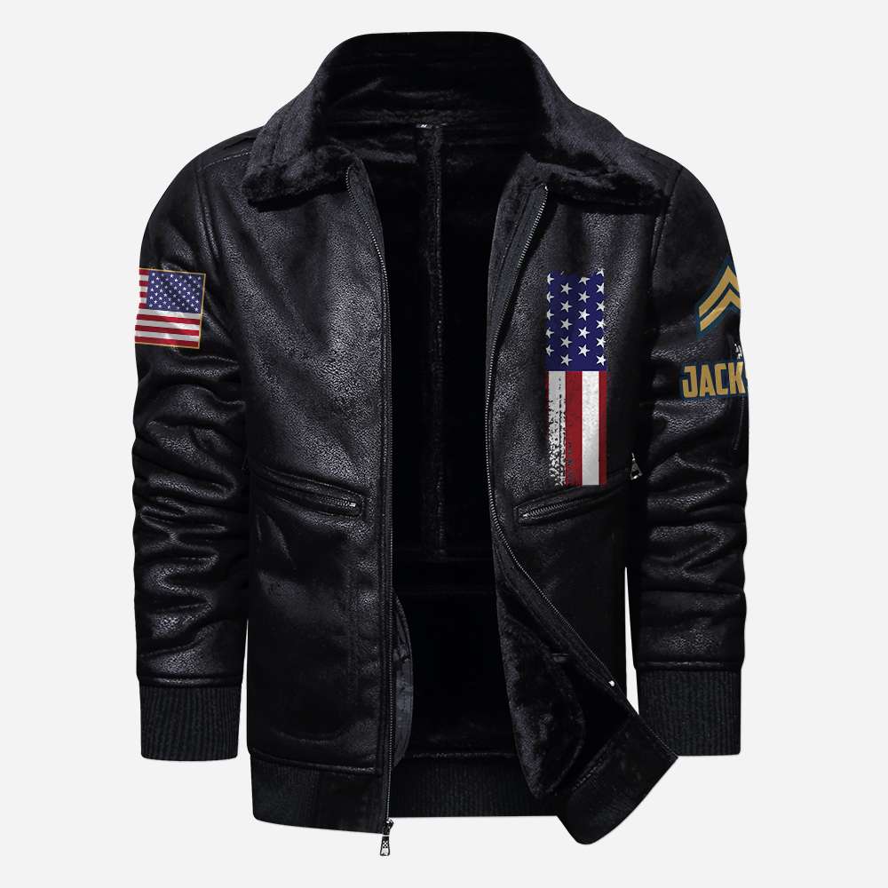 US Military - Navy Rating - Leather Jacket For Veterans