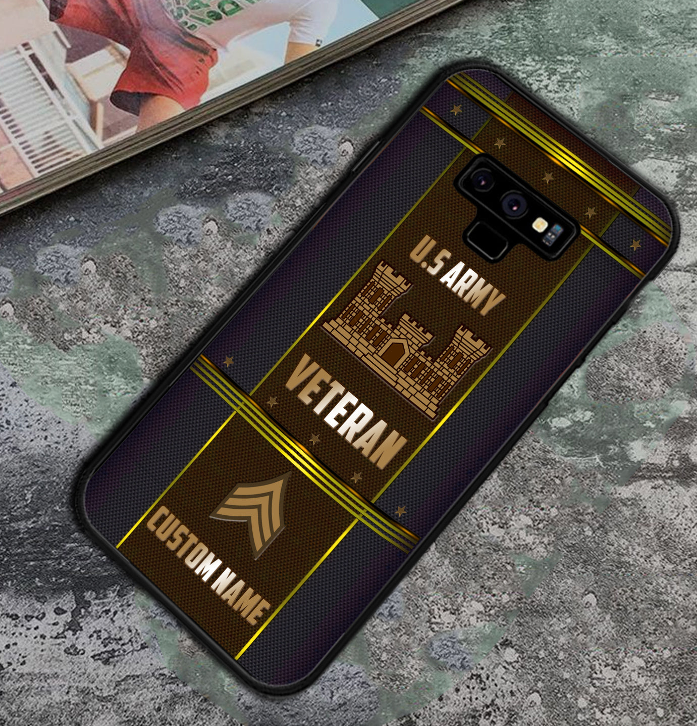 Personalized US Military - Army Branch Phone Case Printed