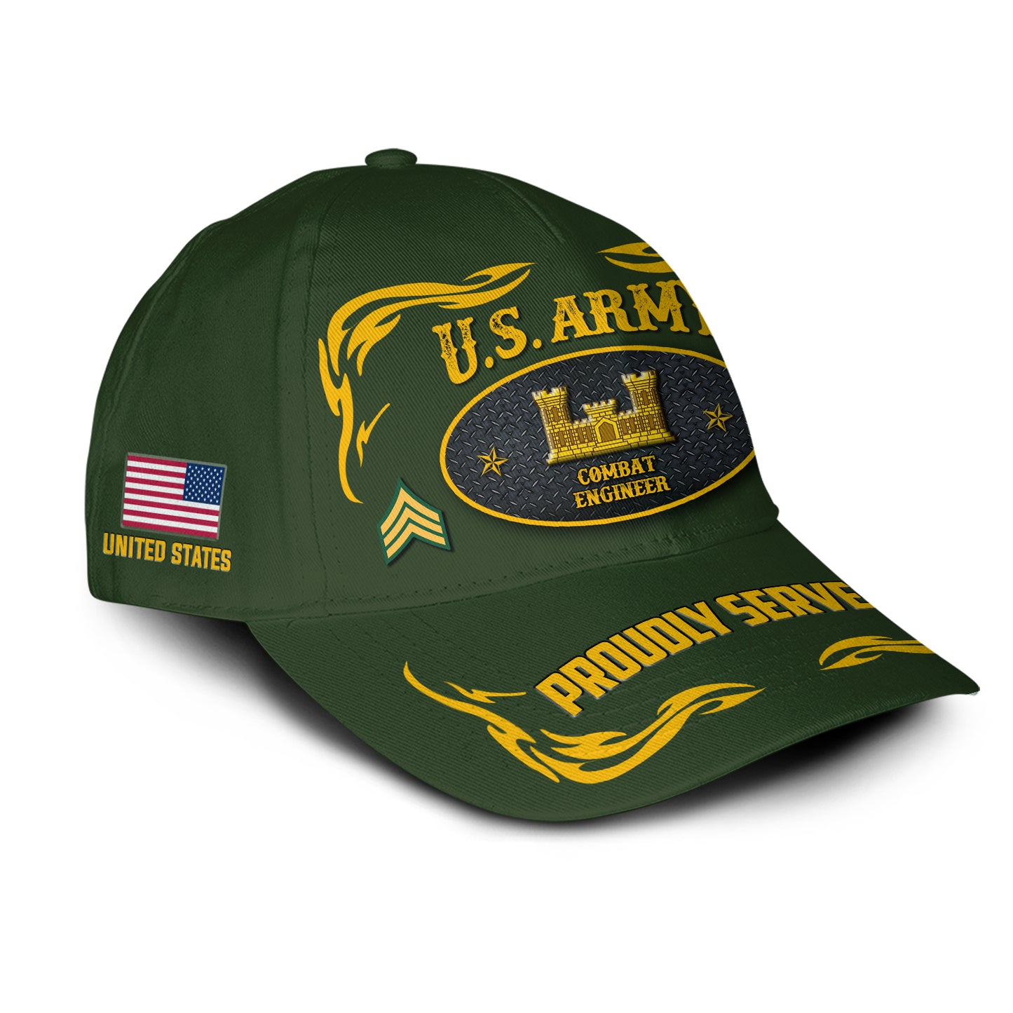 US Military – Army Branch All Over Print Cap