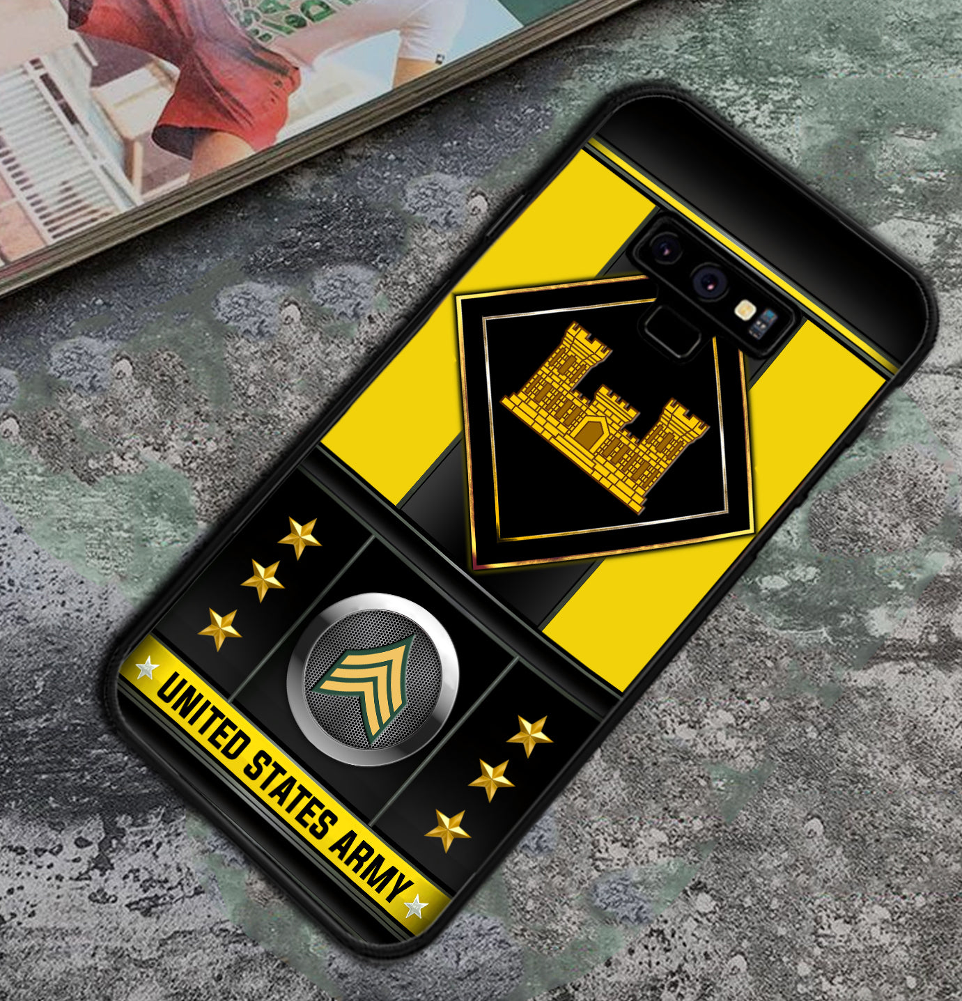 Personalized US Military - Army Branch Phone Case Printed