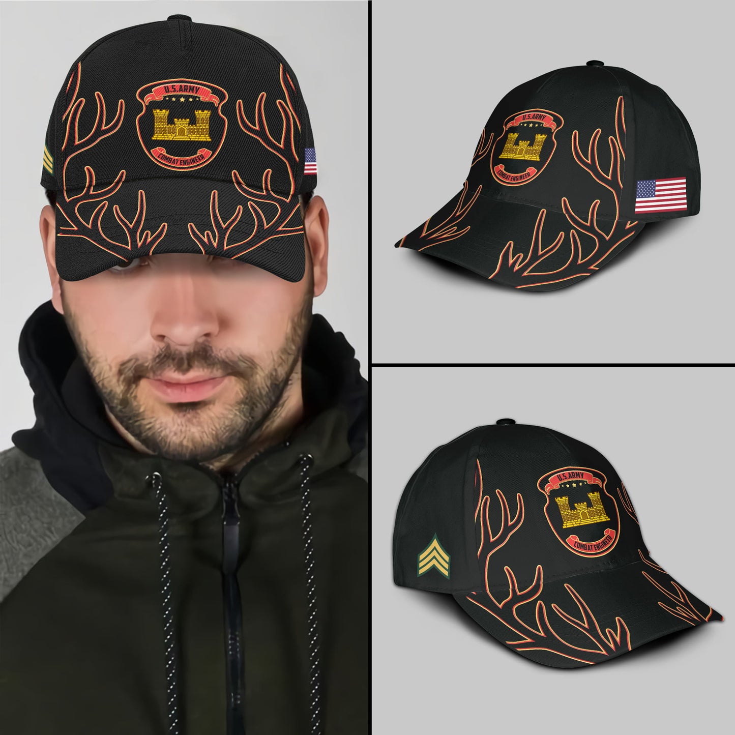 US Militär – Army Branch All Over Print Cap