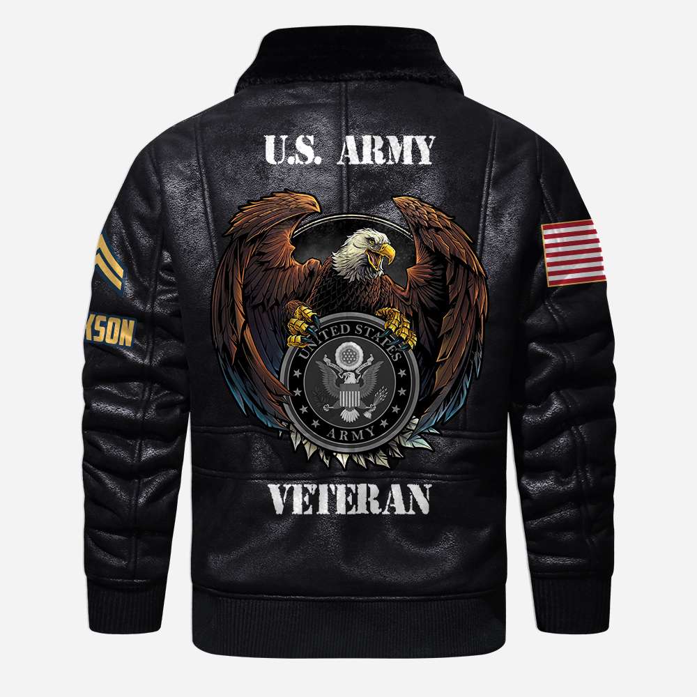 US Military - Navy Rating - Leather Jacket For Veterans