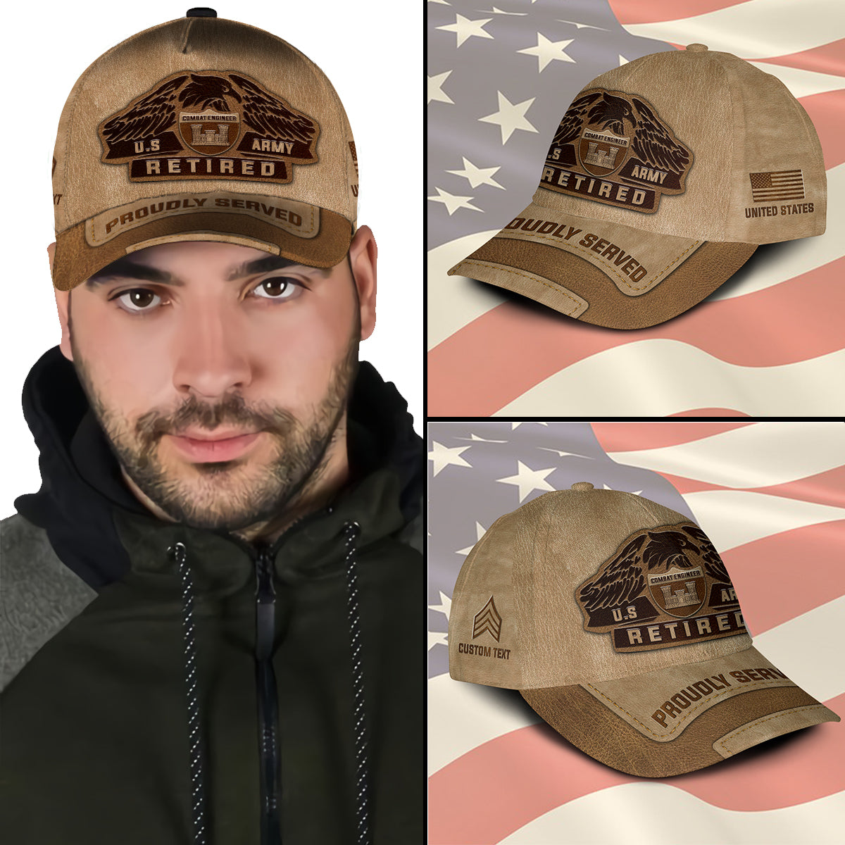 US Military – Army Branch All Over Print Cap