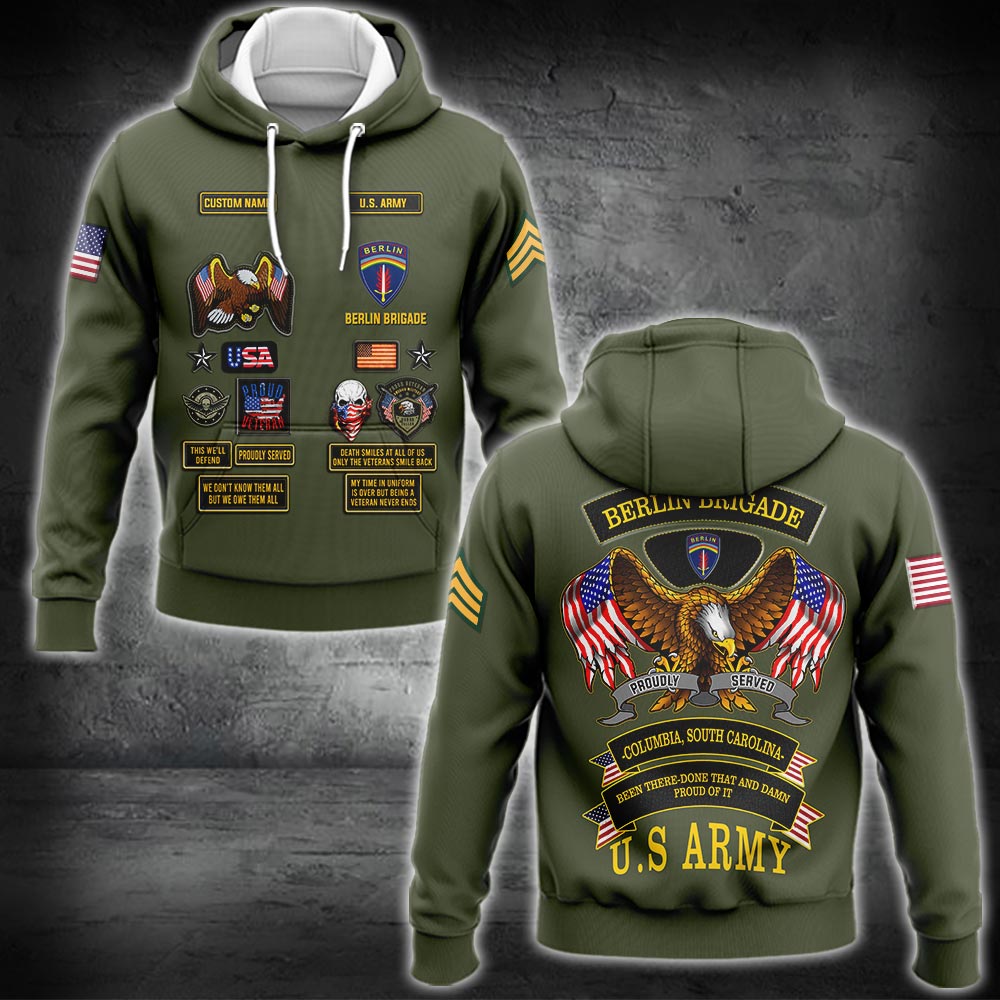 US Militär – Bomberjacke mit Allover-Print der Army Division