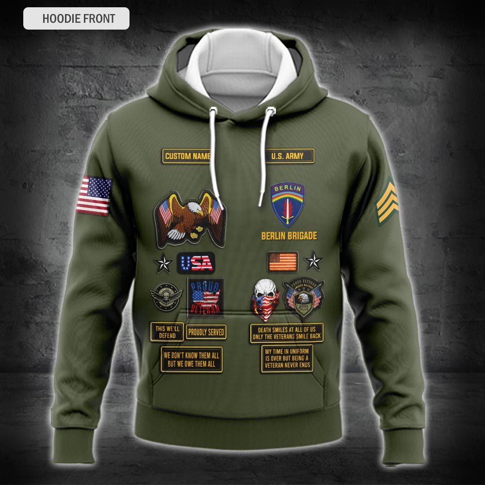 US Militär – Bomberjacke mit Allover-Print der Army Division