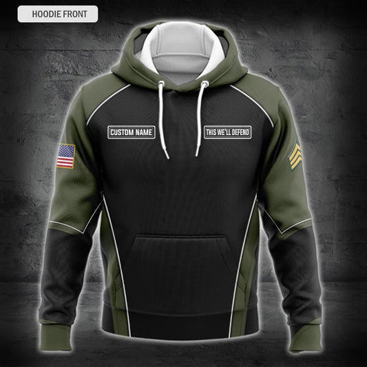 US Military – Army Branch All Over Print Hoodie