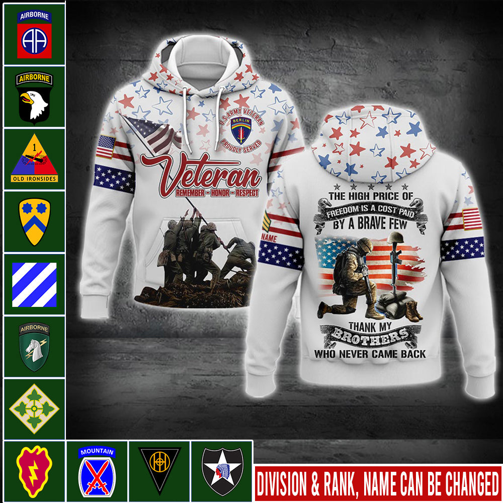 US Military – Army Division All Over Print Bomber Jacket