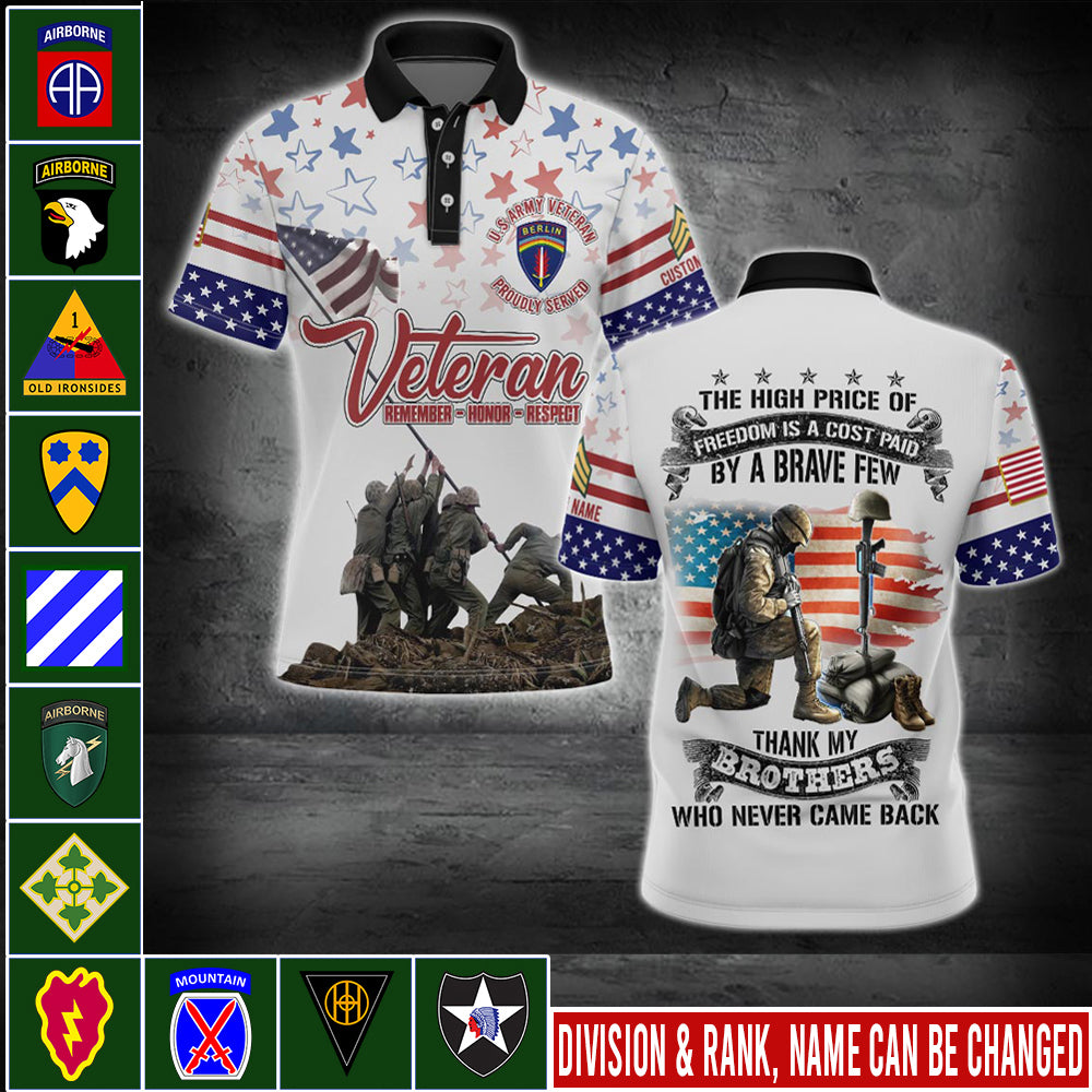 US Military – Army Division All Over Print Bomber Jacket