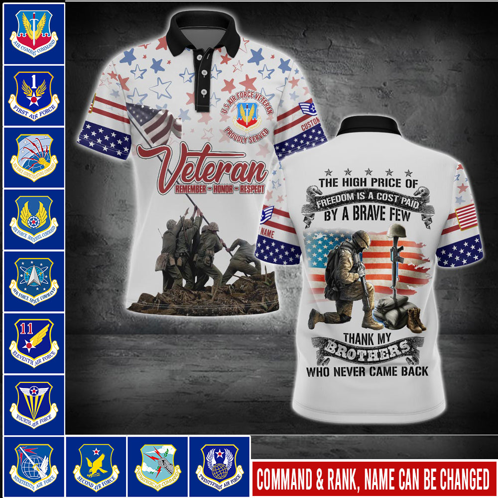 US Militär – Bomberjacke mit Allover-Print des Air Force Command