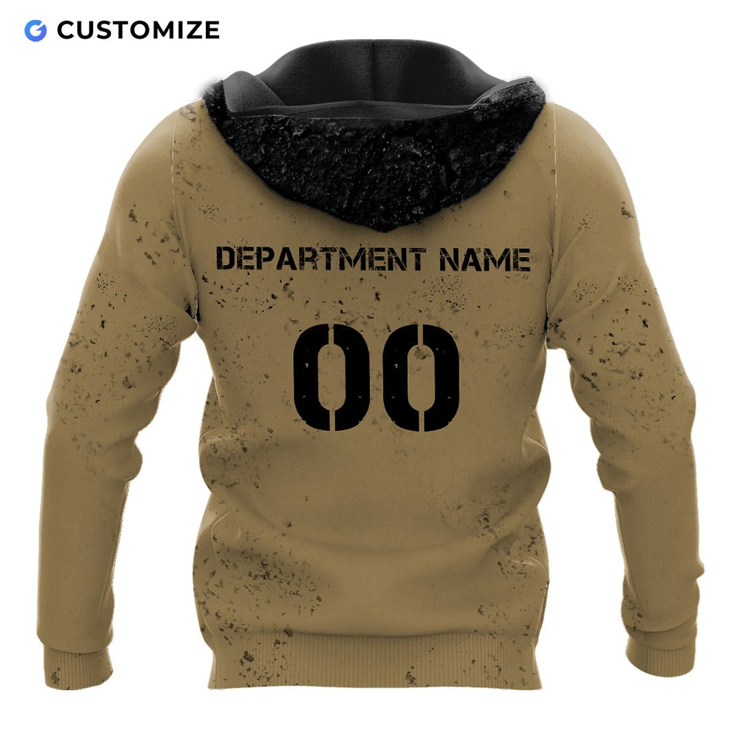 Personalisierte Name Lustige Feuerwehrmann 3D Unisex Shirts