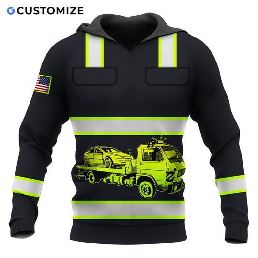 Personalisierter Name Lustige Trucker 3D Unisex Shirts