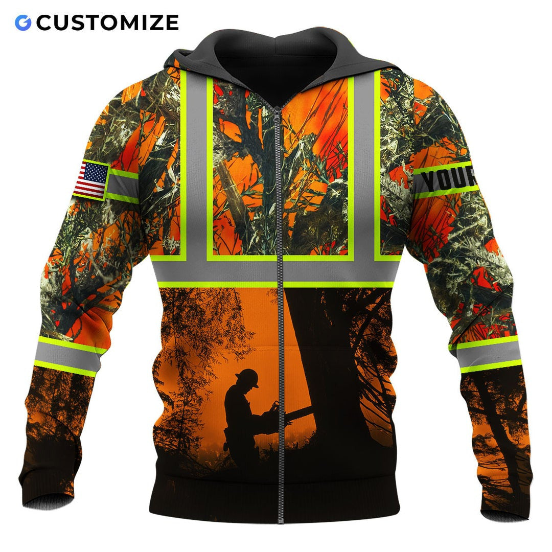 Personalisierte Name Lustige Logger 3D Unisex Shirts