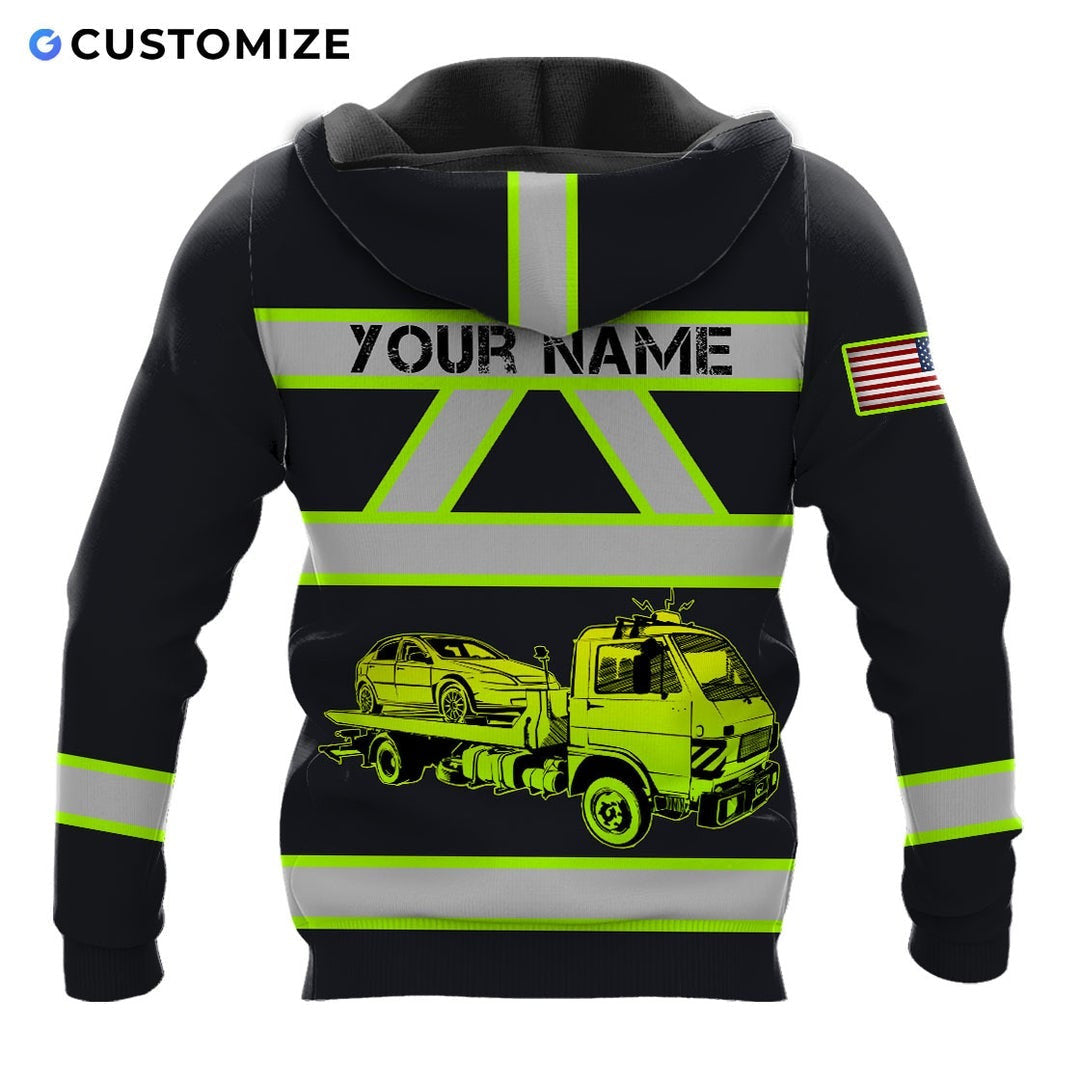 Personalisierter Name Lustige Trucker 3D Unisex Shirts