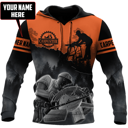 Personalisierte Name Lustige Zimmermann 3D Unisex Shirts