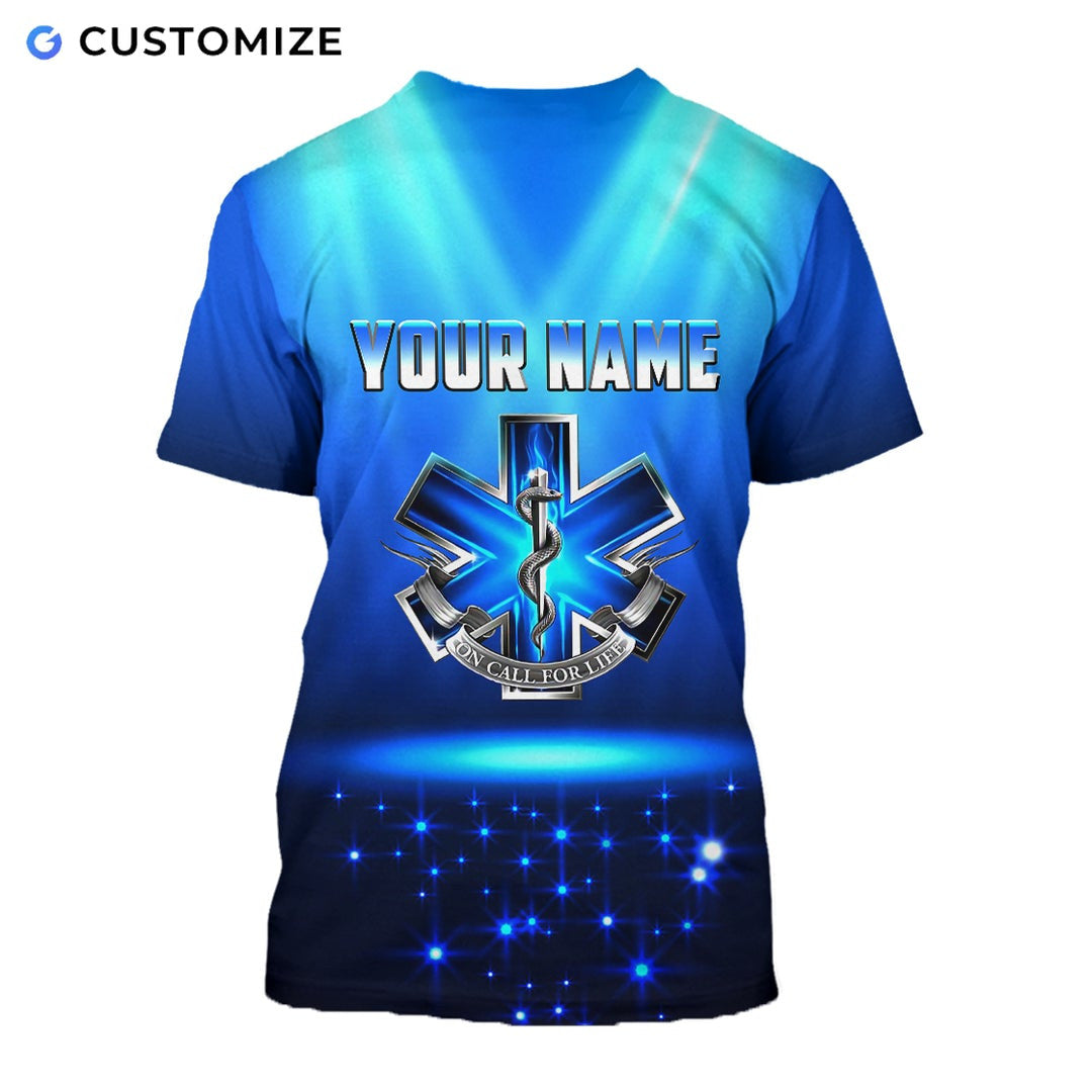 Personalized Name Funny EMS 3D Unisex Shirts