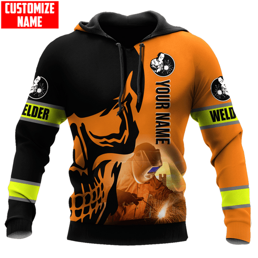 Personalisierte Name Lustige Schweißer 3D Unisex Shirts